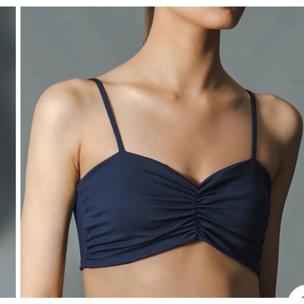 NWT Port De Bras Adriadne top in navy sz XS